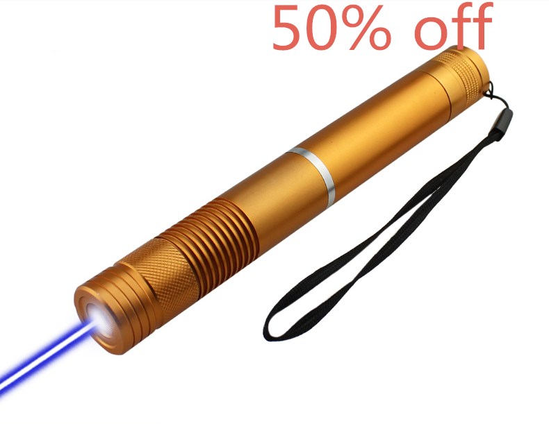 1 Watt 445nm Most Powerful Handheld Burning Blue Laser Pointer Blue ...