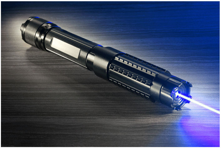 High Power Burning Blue Laser Pointer 450nm 3w With Adjustable Focus Rechargeable Battery 5 Caps Charger Wildlaser Shop